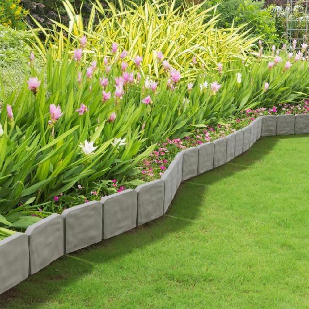 รั้วพลาสติกทำสวน | แผงหินพลาสติกตกแต่งรั้ว: image 5
