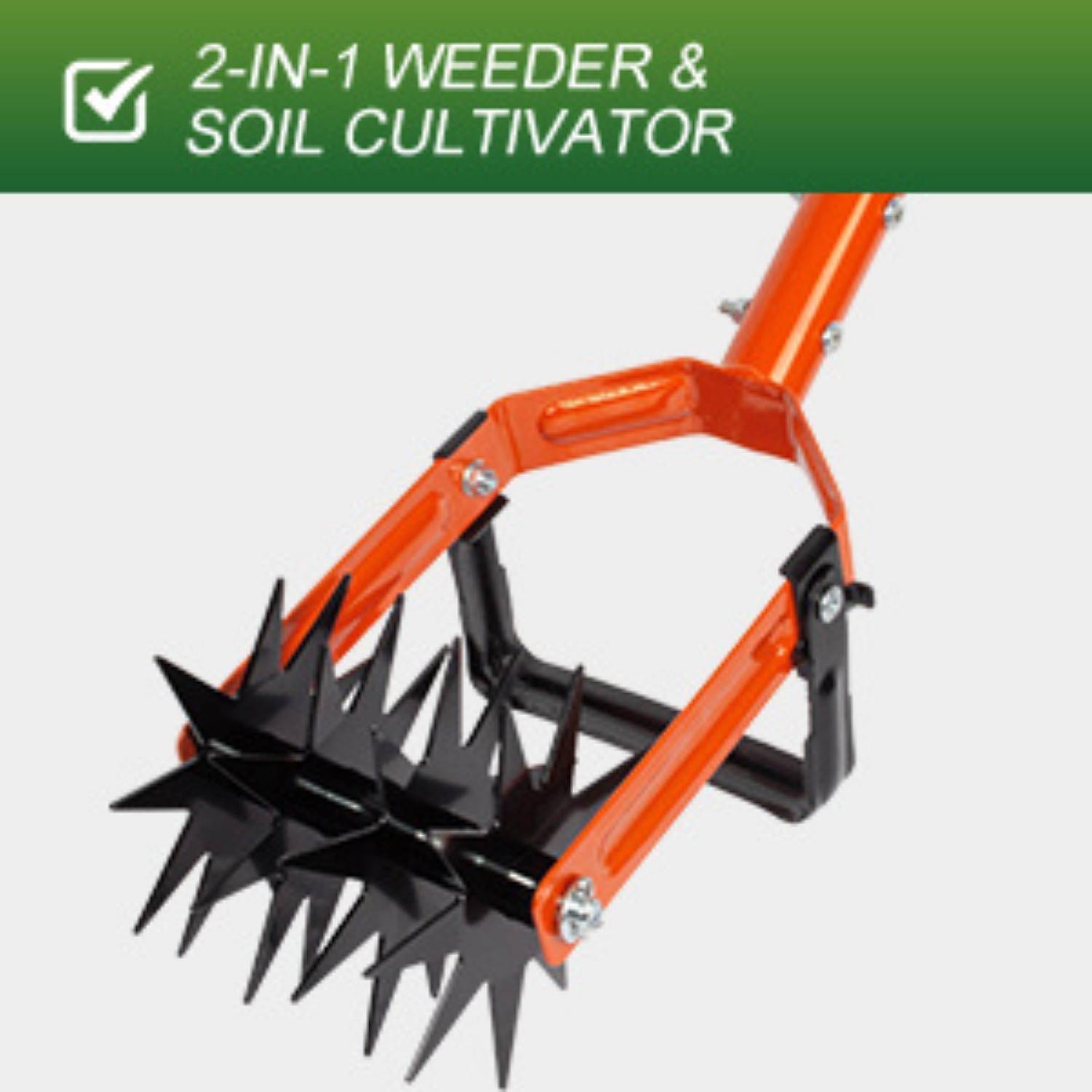 Hand Held Tiller Cultivator | Hand Cultivator For Gardening | Hand Held Rotary Tiller