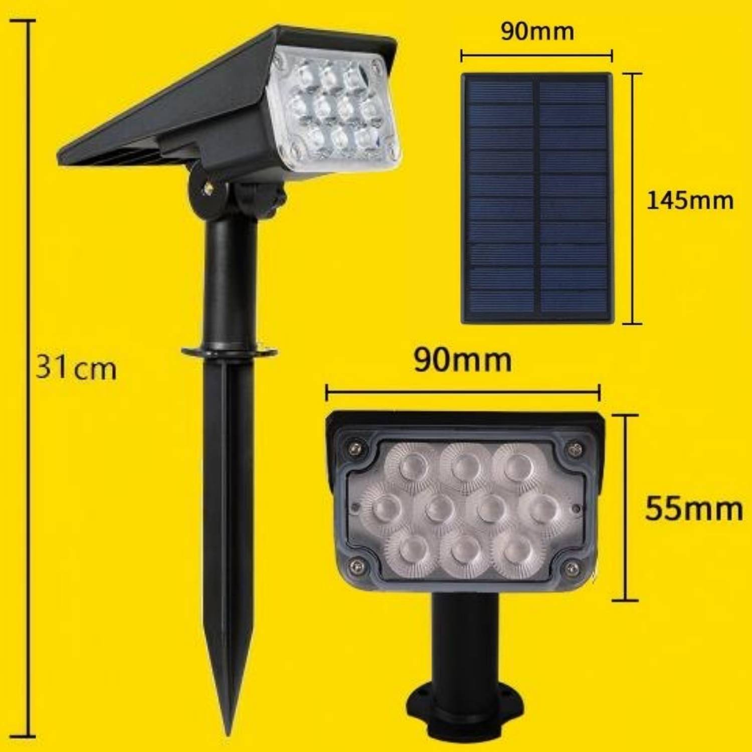 Solar Landscape Spotlights | Solar LED Spotlights | Solar Spotlight Landscape Lighting: image 3