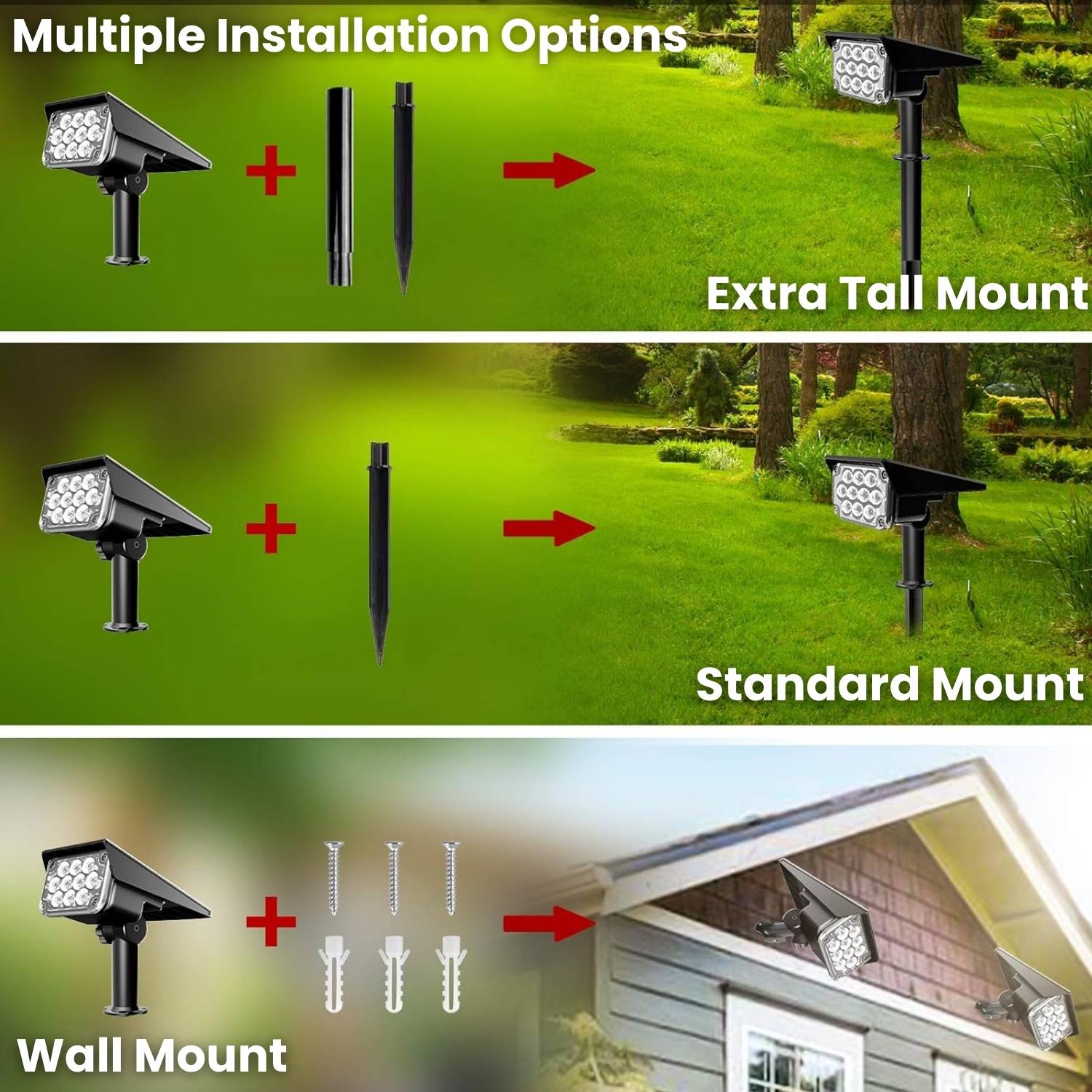 Solar Landscape Spotlights | Solar LED Spotlights | Solar Spotlight Landscape Lighting: image 7